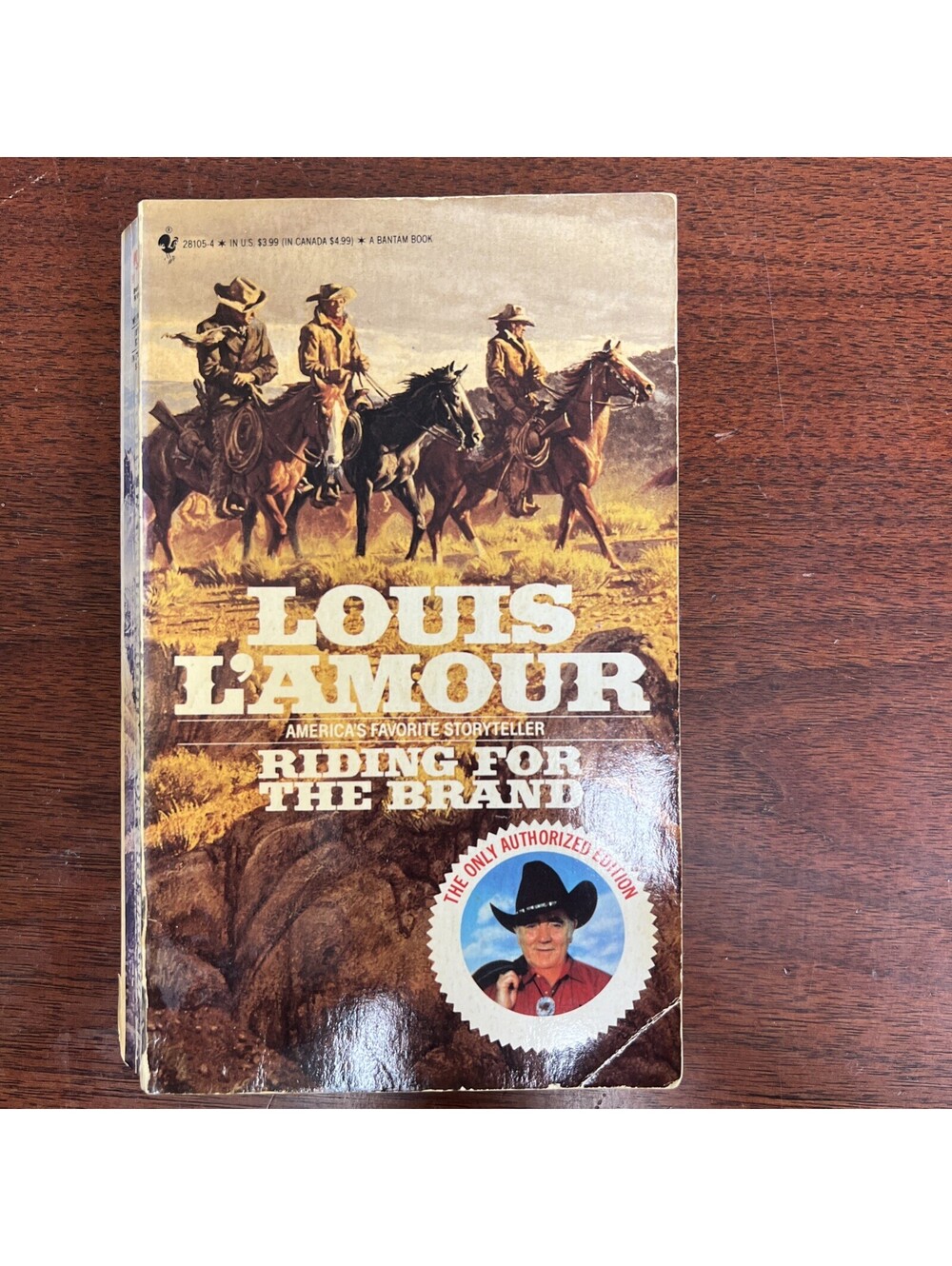 Louis L'Amour Riding For The Brand Paperback 1986